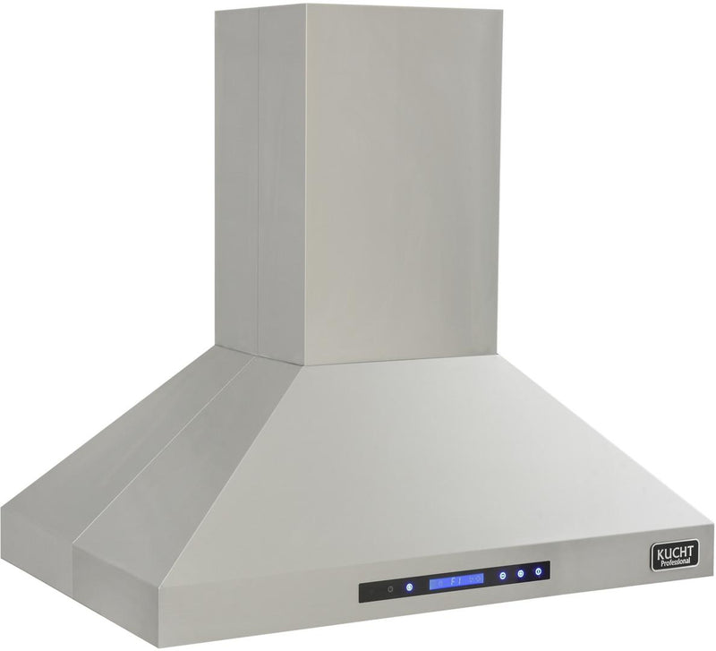 Kucht 36-Inch Island Mounted Range Hood 900CFM in Stainless Steel Modern Design (KRH3612IS)