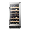 Lanbo 15 Inch (Built In or Freestanding) Compressor Wine Cooler, 33 Bottle Capacity LW33S