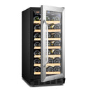 Lanbo 15 Inch (Built In or Freestanding) Compressor Wine Cooler, 33 Bottle Capacity LW33S
