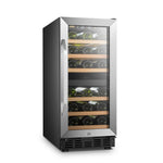 Lanbo 15 Inch Dual Zone (Built In or Freestanding) Compressor Wine Cooler, 28 Bottle Capacity LW28D - MyBBQDirect