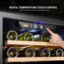 Lanbo  24 Inch Dual Zone (Built In or Freestanding) Compressor Wine Cooler, 44 Bottle Capacity LW46D