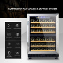 Lanbo  24 Inch Dual Zone (Built In or Freestanding) Compressor Wine Cooler, 44 Bottle Capacity LW46D