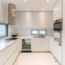 Lanbo  24 Inch Dual Zone (Built In or Freestanding) Compressor Wine Cooler, 44 Bottle Capacity LW46D