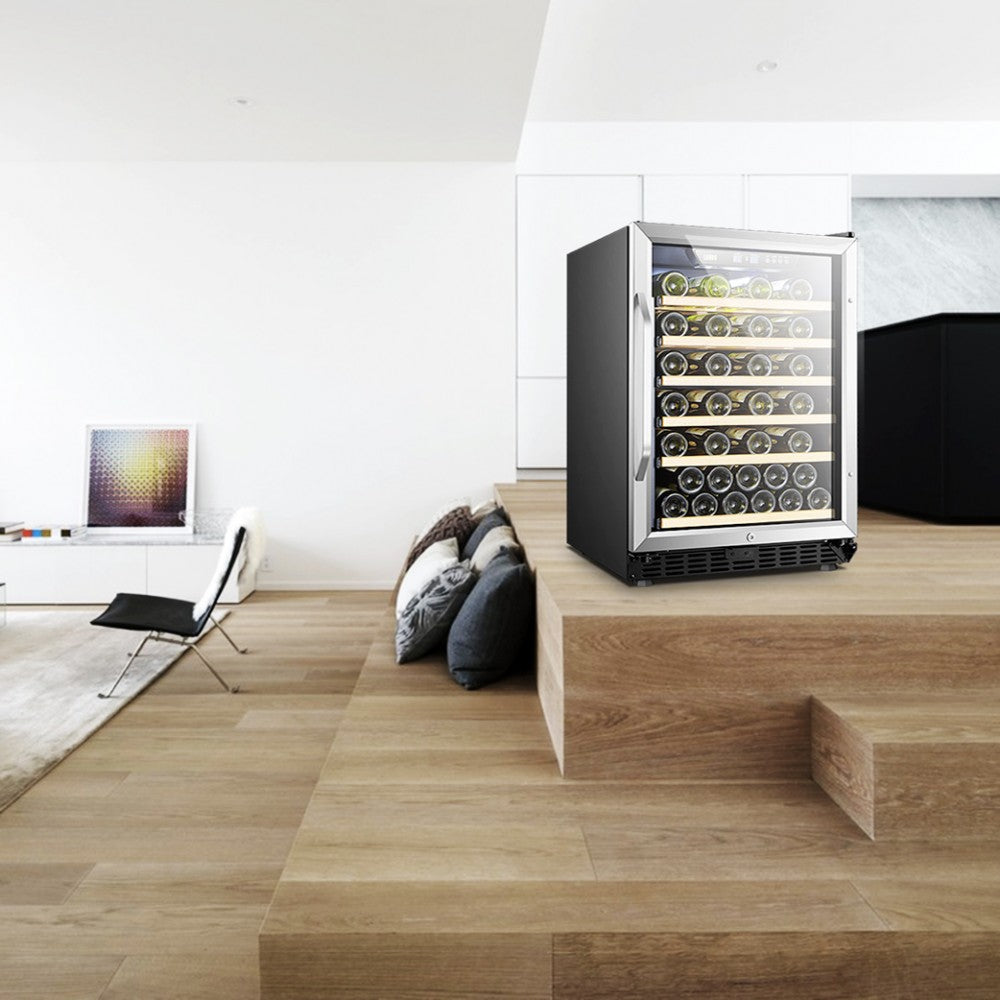 Lanbo (Built In or Freestanding) Compressor Wine Cooler, 52 Bottle Capacity LW52S - MyBBQDirect