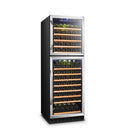Lanbo Dual Door Dual Zone (Built In or Freestanding) Compressor Wine Cooler, 162 Bottle Capacity LW162DD