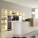 Lanbo Dual Zone (Built In or Freestanding) Compressor Wine Cooler, 133 Bottle Capacity LW133DD