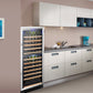 Lanbo Dual Zone (Built In or Freestanding) Compressor Wine Cooler, 138 Bottle Capacity LW142D