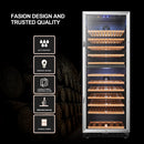 Lanbo Dual Zone (Built In or Freestanding) Compressor Wine Cooler, 138 Bottle Capacity LW142D