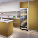 Lanbo Dual Zone (Built In or Freestanding) Compressor Wine Cooler, 160 Bottle Capacity LW165D