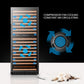 Lanbo  Dual Zone (Built In or Freestanding) Compressor Wine Cooler, 287 Bottle Capacity LW306D