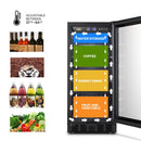 Lanbo Single Zone (Built In or Freestanding) Compressor Beverage Cooler, 70 Can Capacity LB80BC