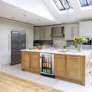 Lanbo Single Zone (Built In or Freestanding) Compressor Beverage Cooler, 70 Can Capacity LB80BC