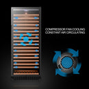 Lanbo  Single Zone (Built In or Freestanding) Compressor Wine Cooler, 289 Bottle Capacity LW321S