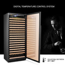 Lanbo  Single Zone (Built In or Freestanding) Compressor Wine Cooler, 289 Bottle Capacity LW321S