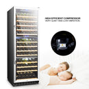 Lanbo Trible Zone (Built In or Freestanding) Compressor Wine Cooler, 149 Bottle Capacity LW144T