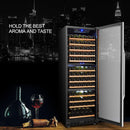 Lanbo Trible Zone (Built In or Freestanding) Compressor Wine Cooler, 149 Bottle Capacity LW144T
