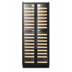 LanboPro Black Dual Zone Wine Cooler French Doors 287 Bottle Capacity LP328D - MyBBQDirect