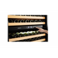 LanboPro Black Dual Zone Wine Cooler French Doors 287 Bottle Capacity LP328D - MyBBQDirect