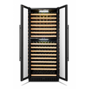 LanboPro Black Dual Zone Wine Cooler French Doors 287 Bottle Capacity LP328D