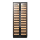 LanboPro Black Single Zone Wine Cooler  Glass French-Door 289 Bottle Capacity LP328S