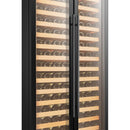 LanboPro Black Single Zone Wine Cooler  Glass French-Door 289 Bottle Capacity LP328S