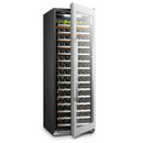 LanboPro Stainless Steel and Black Single Zone Wine Cooler 164 Bottles Capacity LP168S