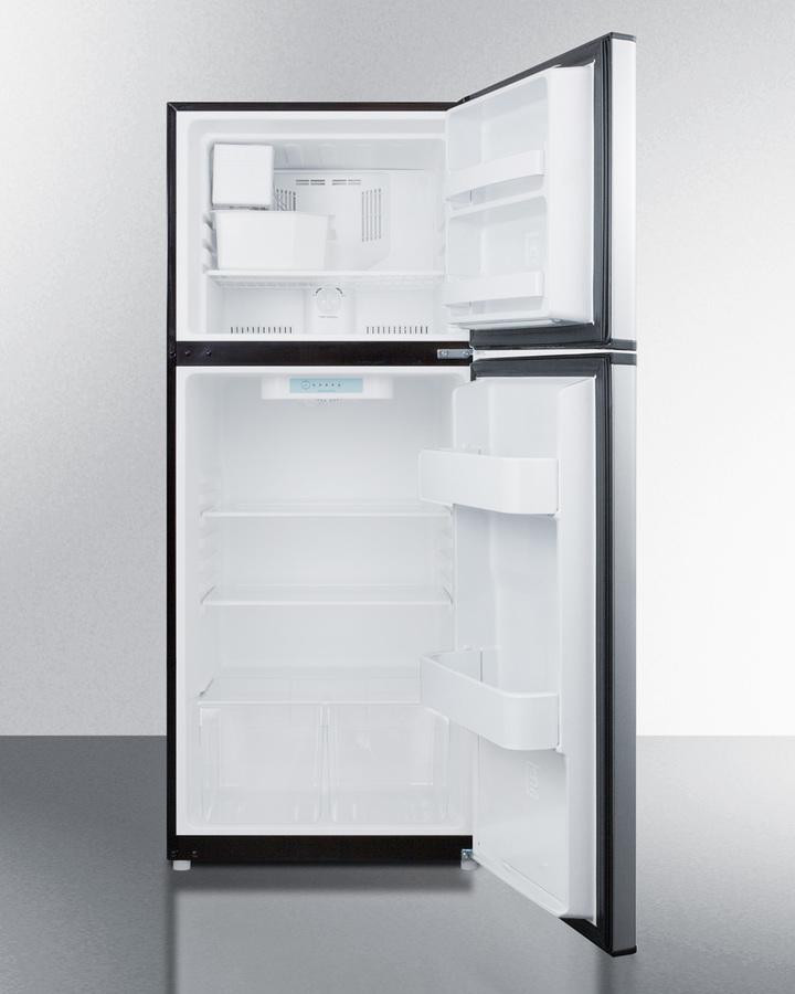 Summit 24" Wide Top Mount Refrigerator-Freezer With Icemaker - FF1073SSIM - MyBBQDirect