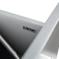 Laviva Nova 48" Grey Bathroom Vanity with White Ceramic Basin Countertop 31321529-48G-CB - MyBBQDirect