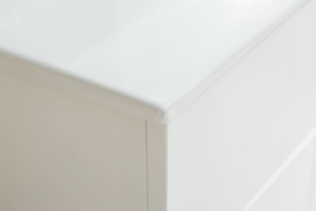 Laviva Nova 48" White Bathroom Vanity with White Ceramic Basin Countertop 31321529-48W-CB - MyBBQDirect