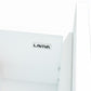 Laviva Nova 48" White Bathroom Vanity with White Ceramic Basin Countertop 31321529-48W-CB - MyBBQDirect