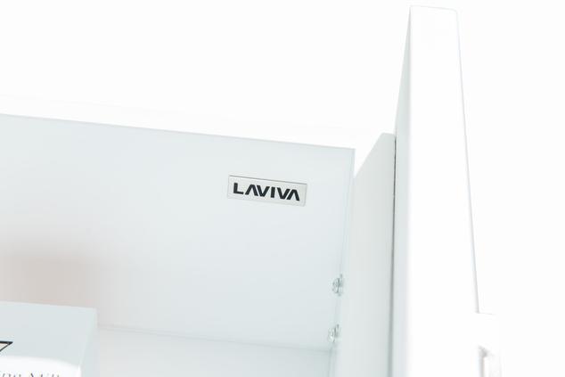 Laviva Nova 48" White Bathroom Vanity with White Ceramic Basin Countertop 31321529-48W-CB - MyBBQDirect