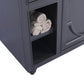 Laviva Odyssey 48" Maple Grey Bathroom Vanity with Matte White VIVA Stone Solid Surface Countertop 313613-48G-MW - MyBBQDirect