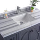 Laviva Odyssey 48" Maple Grey Bathroom Vanity with White Stripes Marble Countertop 313613-48G-WS - MyBBQDirect