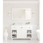 Laviva Odyssey 48" White Bathroom Vanity with White Carrara Marble Countertop 313613-48W-WC - MyBBQDirect