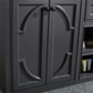 Laviva Odyssey 60" Maple Grey Double Sink Bathroom Vanity with Black Wood Marble Countertop 313613-60G-BW