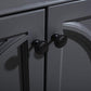 Laviva Odyssey 60" Maple Grey Double Sink Bathroom Vanity with Matte White VIVA Stone Solid Surface Countertop 313613-60G-MW