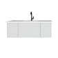 Laviva Vitri 48" Cloud White Bathroom Vanity with VIVA Stone Matte White Solid Surface Countertop 313VTR-48CW-MW - MyBBQDirect