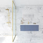 Laviva Vitri 48" Nautical Blue Bathroom Vanity with VIVA Stone Matte White Solid Surface Countertop 313VTR-48NB-MW - MyBBQDirect