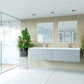 Laviva Vitri 72" Fossil Grey Double Sink Bathroom Vanity with VIVA Stone Matte White Solid Surface Countertop