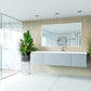 Laviva Vitri 72" Fossil Grey Single Sink Bathroom Vanity with VIVA Stone Matte White Solid Surface Countertop