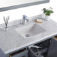 Laviva Wilson 48" Grey Bathroom Vanity with White Carrara Marble Countertop - MyBBQDirect