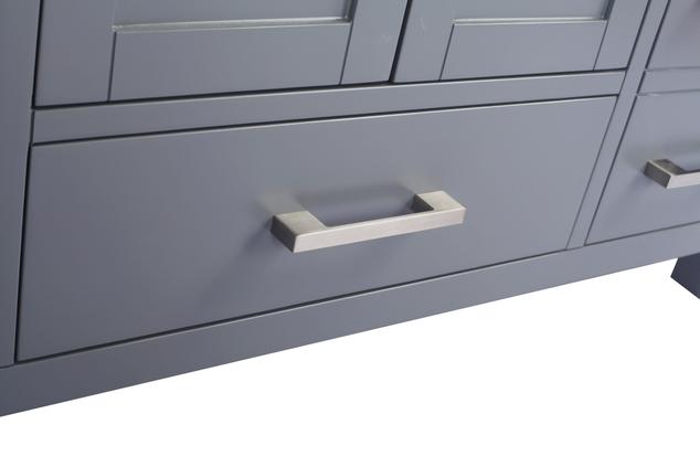 Laviva Wilson 48" Grey Bathroom Vanity with White Carrara Marble Countertop - MyBBQDirect