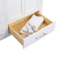 Laviva Wilson 60" White Double Sink Bathroom Vanity with White Carrara Marble Countertop