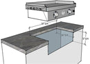 Le Griddle 30" 2 Burner Stainless Gas Griddle - GFE75