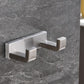 Lexora Bagno Bianca Stainless Steel Double Robe Hook - Brushed Nickel LRH18152BN - MyBBQDirect