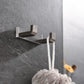 Lexora Bagno Bianca Stainless Steel Double Robe Hook - Brushed Nickel LRH18152BN - MyBBQDirect