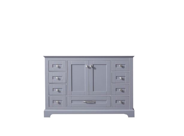 Lexora Dukes 48" Dark Grey Vanity Cabinet Only LD342248SB00000