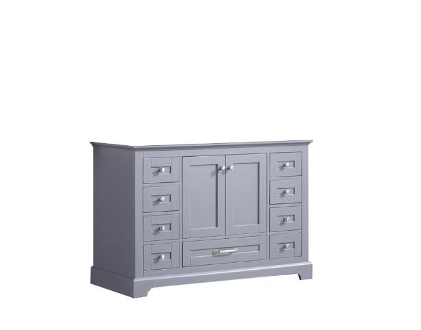 Lexora Dukes 48" Dark Grey Vanity Cabinet Only LD342248SB00000