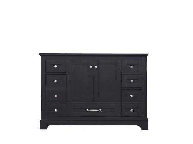 Lexora Dukes 48" Espresso Vanity Cabinet Only LD342248SG00000