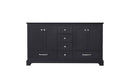 Lexora Dukes 60" Espresso Vanity Cabinet Only LD342260DG00000